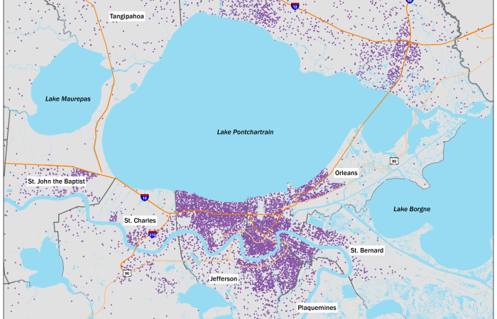 New Orleans Area - Maps | The Data Center