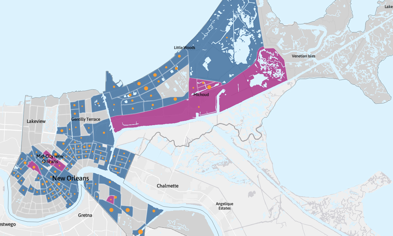 Interactive 2020 Census Maps for Louisiana Metro Areas The Data Center